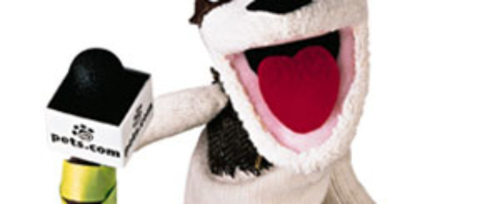 Pets dot com sock puppet