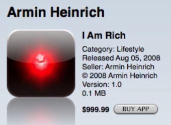 $1,000 Ruby iPhone app