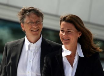 Bill and Melinda Gates (French)