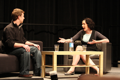 Lacy and Zuckerberg at SXSW - via BrianSolis.com