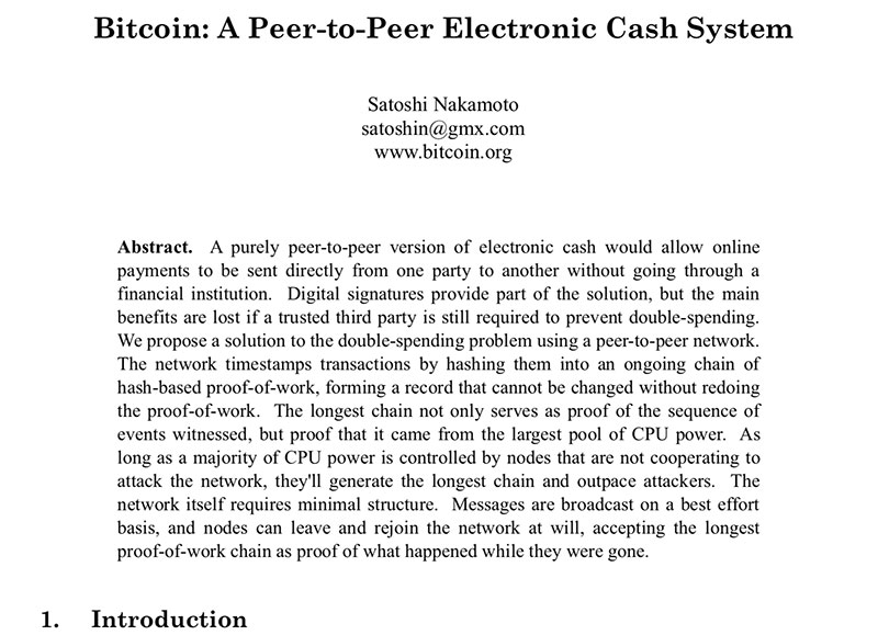 31 october 2008 bitcoin